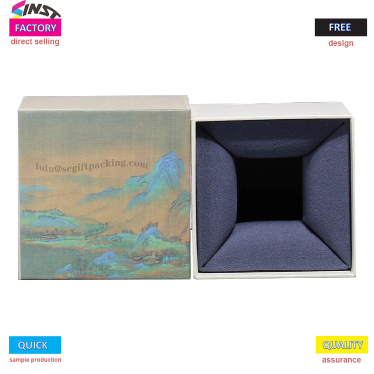 Dárková krabička na pohár tiskne kulturu do detailů