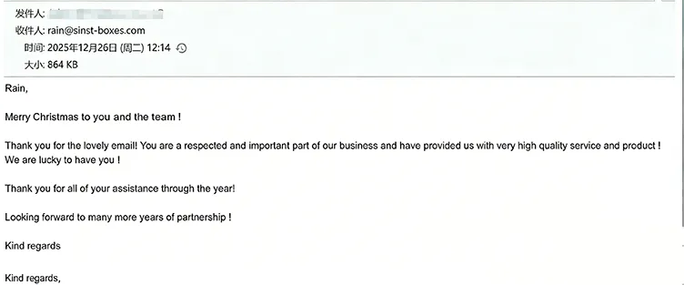 Chvála zákazníka: Naše obaly a služby uspokojily naše dlouhodobé partnery