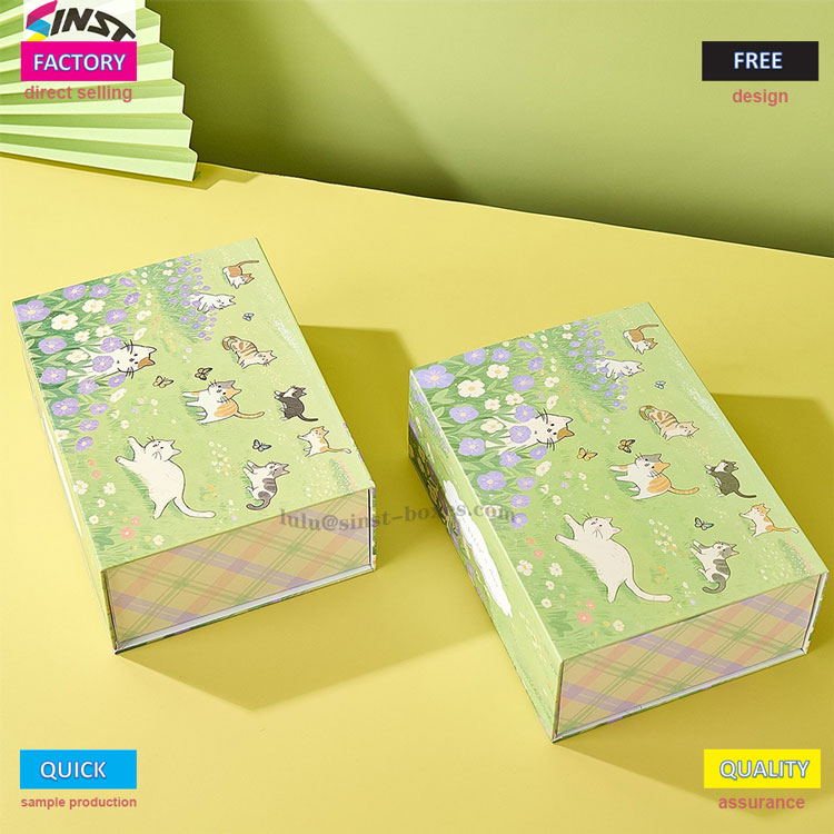 Roztomilý kočičí plyšový přívěsek dárková krabička